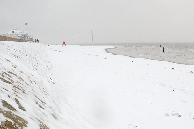 Weststrand im Winter